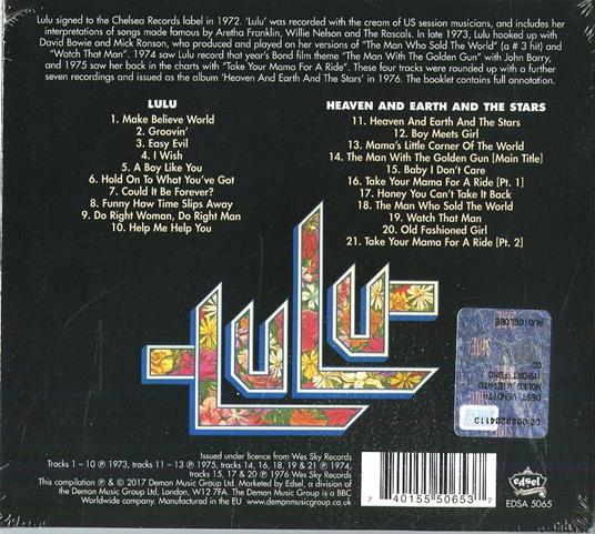 Lulu - Heaven and Earth and the Stars (Digipack) - CD Audio di Lulu - 2