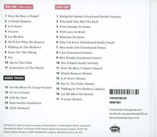 Libertine - CD Audio di Gene - 2