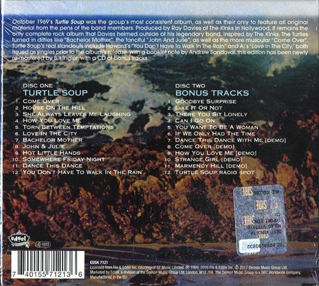 Turtle Soup (Digipack Remastered) - CD Audio di Turtles - 2