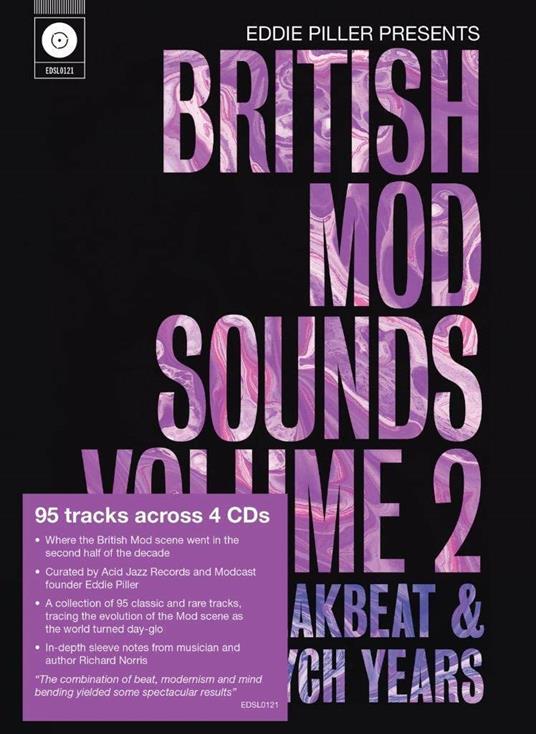 Eddie Piller British Mod Sounds 60s V2 - CD Audio