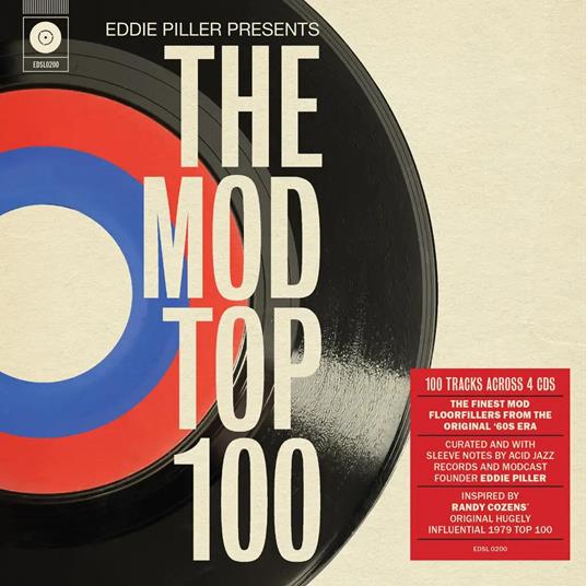Eddie Piller Presents The Mod Top 100 - CD Audio