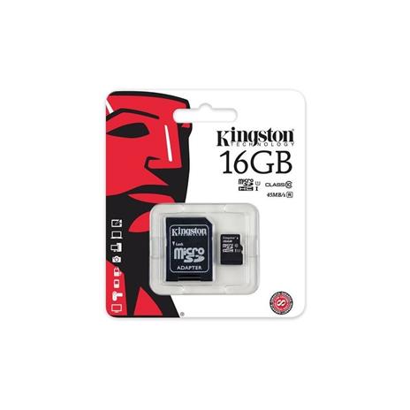 Micro SD T-FLASH 16GB cl.10 con adattattore SD