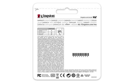 Micro SD T-FLASH 16GB cl.10 con adattattore SD - 4