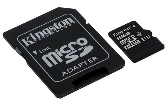 Kingston SDCS/16GB Canvas Select Scheda MicroSD 16 GB - 3