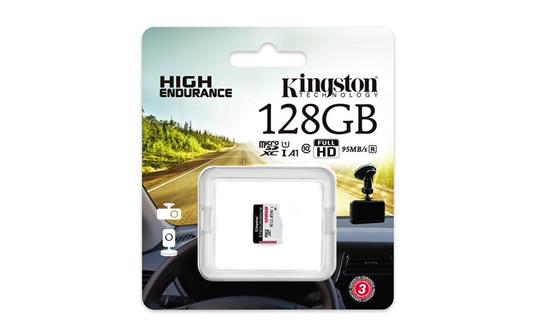 Kingston Technology High Endurance memoria flash 128 GB MicroSD Classe 10 UHS-I - 2