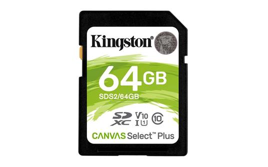 Kingston Technology Canvas Select Plus memoria flash 64 GB SDXC Classe 10 UHS-I