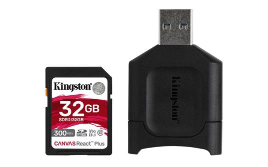Kingston Technology Canvas React Plus memoria flash 32 GB SD UHS-II Classe 10