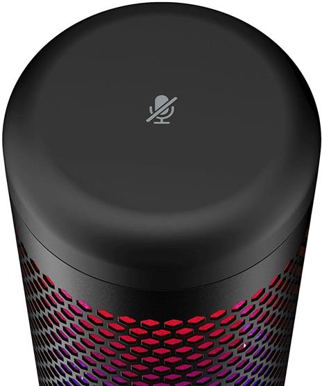 HyperX QuadCast S – Microfono RGB USB con condensatore per PC, PS4 e Mac, Supporto anti urto e vibrazioni, filtro antipop, gaming, streaming, podcast, Twitch, YouTube, Discord - 5