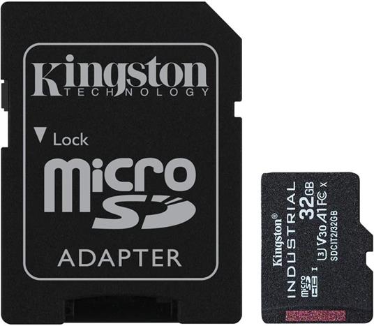 Kingston Technology Industrial memoria flash 32 GB MiniSDHC UHS-I Classe 10