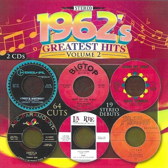 1962's Greatest Hits Vol.2 - CD Audio