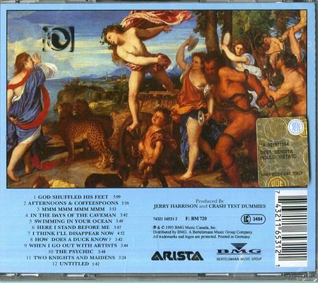 God Shuffled His Feet - CD Audio di Crash Test Dummies - 2