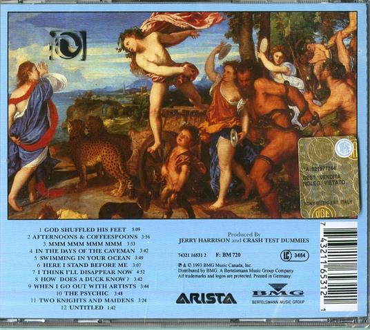 God Shuffled His Feet - CD Audio di Crash Test Dummies - 2