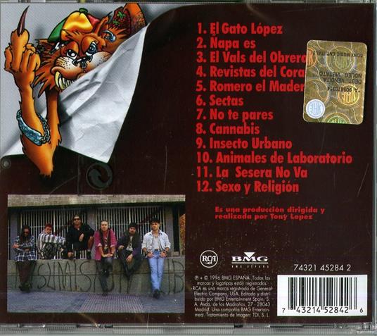 El Vals del Obrero - CD Audio di Ska-P - 2