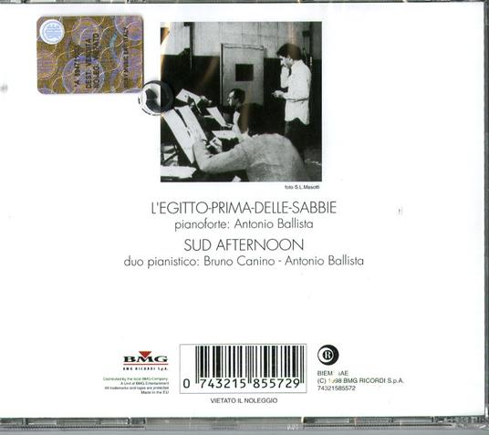 L'Egitto prima delle sabbie (Gli Indimenticabili) - CD Audio di Franco Battiato - 2