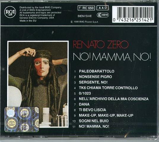 No mamma no! - CD Audio di Renato Zero - 2