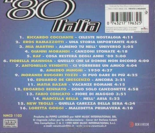 80 Italia - CD Audio - 2