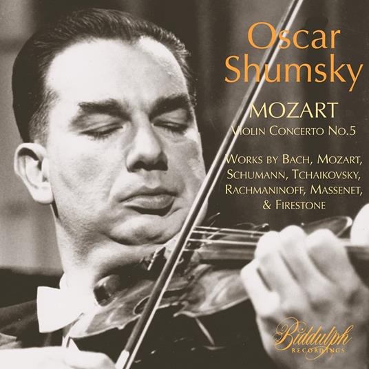 Oscar Shumsky Plays Mozart Violinkonzert Nr.5 - CD Audio di Oscar Shumsky