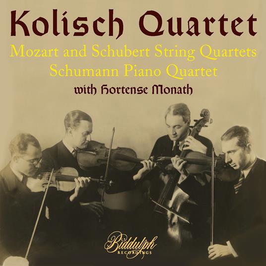 Kolisch Quartet Spielt Mozart, Schubert & Schumann (2 Cd) - CD Audio di Wolfgang Amadeus Mozart,Franz Schubert,Robert Schumann,Kolisch Quartet