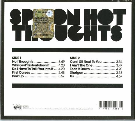 Hot Thoughts - CD Audio di Spoon - 2