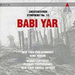 Sinfonia n.13 - CD Audio di Dmitri Shostakovich,Kurt Masur,New York Philharmonic Orchestra