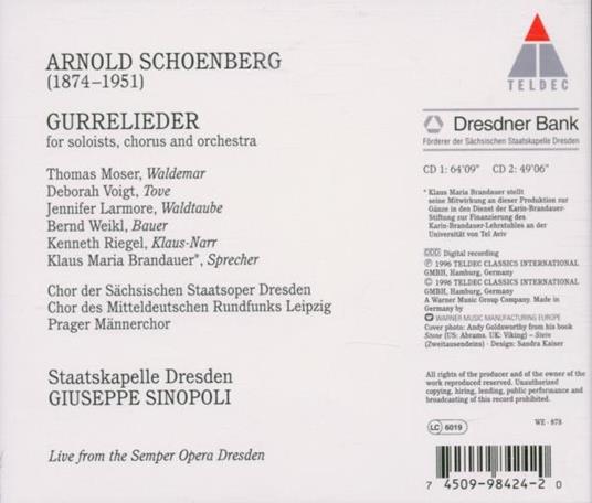 Gurrelieder - CD Audio di Arnold Schönberg - 2