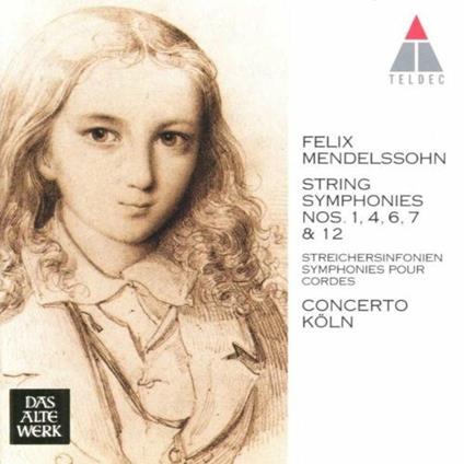 Sinfonia per archi n.1 (1821) in DO - CD Audio di Felix Mendelssohn-Bartholdy