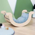 Cuscino lavabile per la Tavola d''equilibrio Montessori YUPEE e ROKIT - grigio