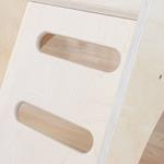 Scivolo per interni FICHEE legno naturale - bambino da 3 a 8 anni - 80 x 64 x 172 cm