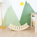 Tavola d''equilibrio Montessori ROKIT - legno massiccio - naturale