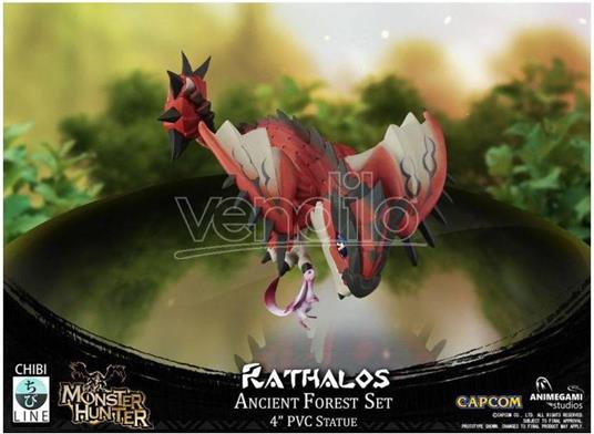 Monster Hunter Pvc Statua Rathalos 10 Cm Animegami Studios