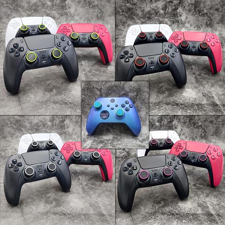 MatoSan® 20 Grip Joystick cap Analogico, Accessorio di Impugnatura Tappi di Assistenza alla Mira per Xbox One Serie X S Switch PRO Controller PS5 PS4 Controller Stick Joystick Protezione Accessori - 3