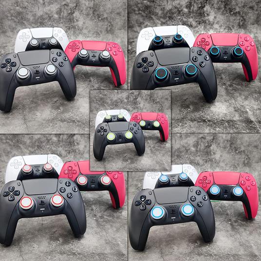 MatoSan® 20 Grip Joystick cap Analogico, Accessorio di Impugnatura Tappi di Assistenza alla Mira per Xbox One Serie X S Switch PRO Controller PS5 PS4 Controller Stick Joystick Protezione Accessori - 4