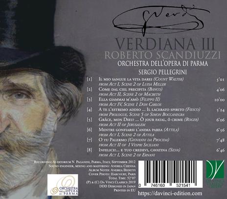 Verdiana III - CD Audio di Giuseppe Verdi,Roberto Scandiuzzi - 2