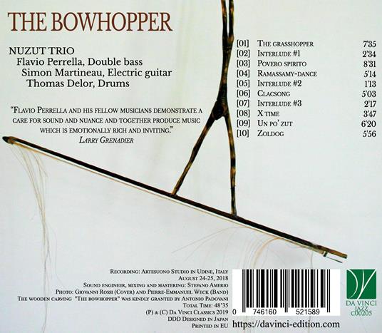 The Bowhopper - CD Audio di Nuzut Trio - 2