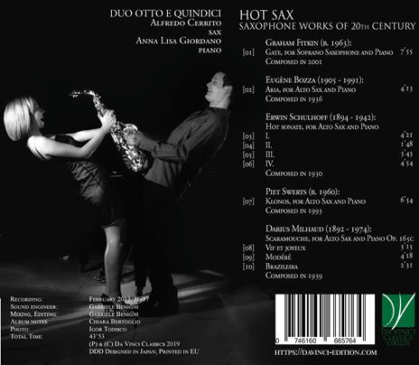 Hot Sonate - CD Audio di Duo Otto e Quindici - 2
