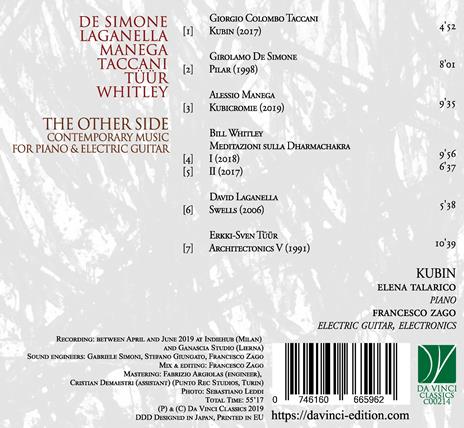 The Other Side - CD Audio di Francesco Zago - 2