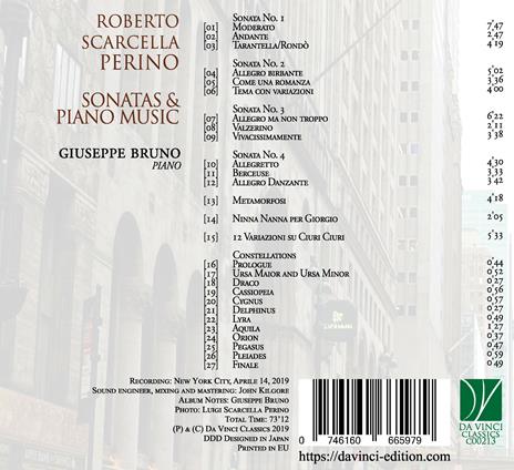 Sonate - CD Audio di Giuseppe Bruno,Roberto Scarcella Perino - 2