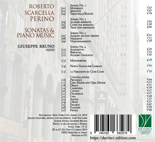 Sonate - CD Audio di Giuseppe Bruno,Roberto Scarcella Perino - 2