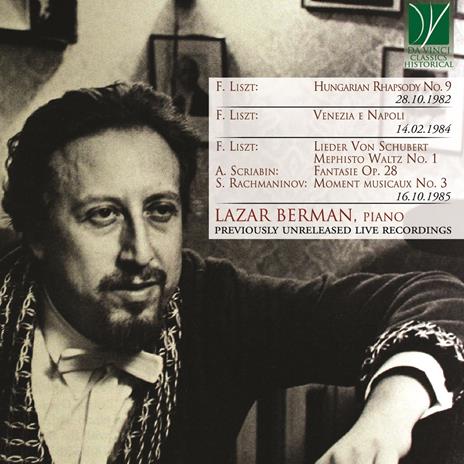 Piano Music. Historical Live Recording - CD Audio di Lazar Berman