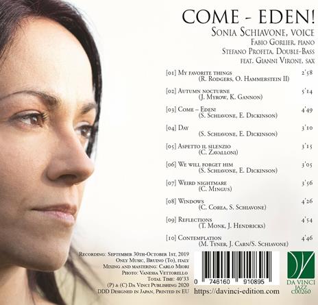 Come - Eden! - CD Audio di Andrea Oliva - 2