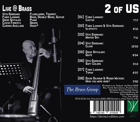 2 of Us Live @Brass - CD Audio di Fabio Lannino - 2