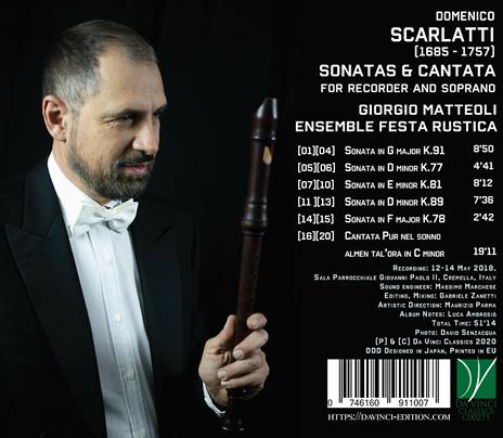 Sonate - Cantata - CD Audio di Domenico Scarlatti - 2