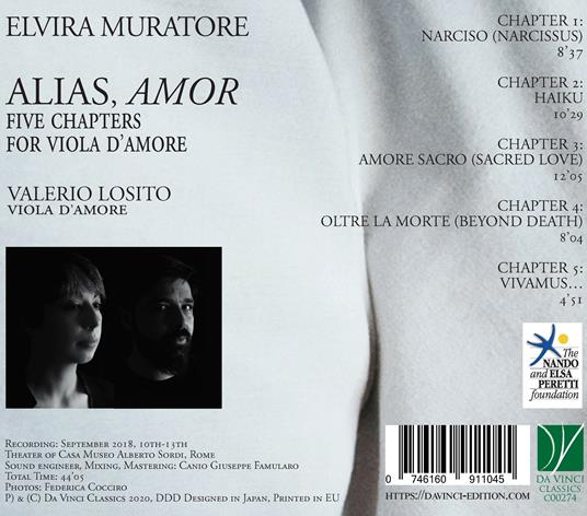 Alias, Amor - CD Audio di Valerio Losito - 2