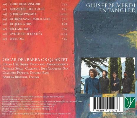 Giuseppe Verdi Entangled - CD Audio di Oscar Del Barba - 2