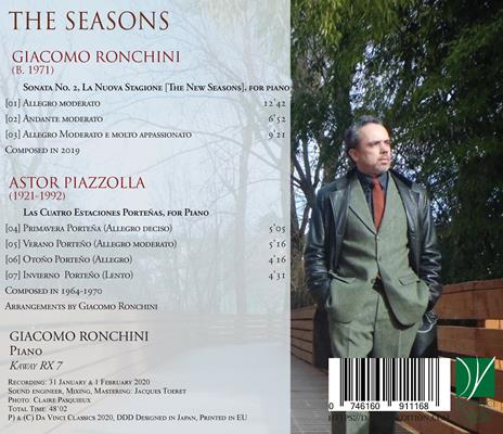 The Seasons - CD Audio di Giacomo Ronchini - 2