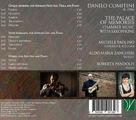 The Palace of Memories - CD Audio di Danilo Comitini - 2