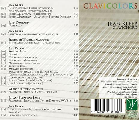 Clavicolors - CD Audio di Jean Kleeb - 2