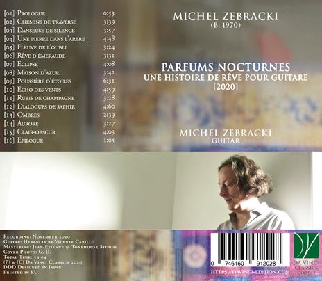 Parfums Nocturnes - CD Audio di Michel Zebracki - 2