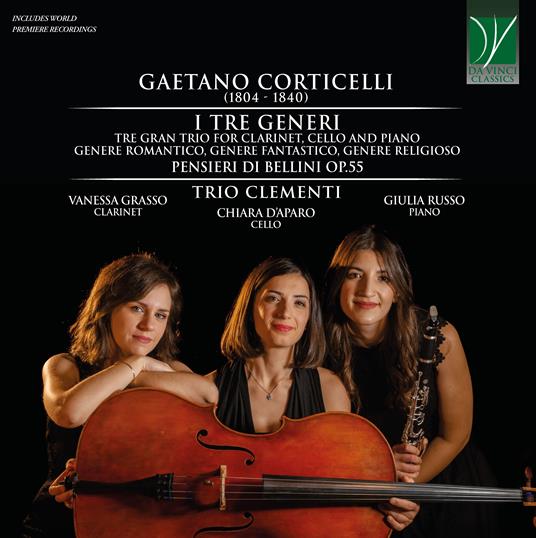 I tre generi - CD Audio di Gaetano Corticelli,Trio Clementi