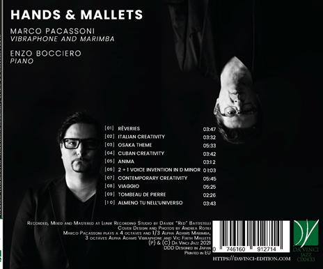 Hands & Mallets - CD Audio di Marco Pacassoni - 2